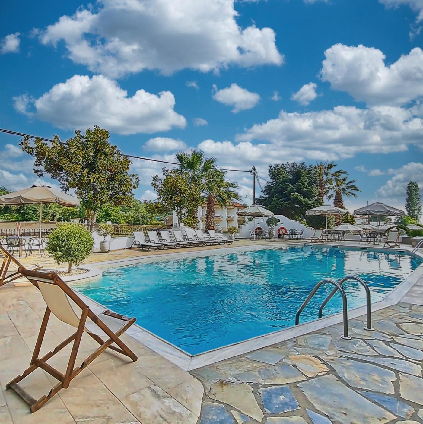 Olympion Melathron Hotel Platamonas Bagian luar foto