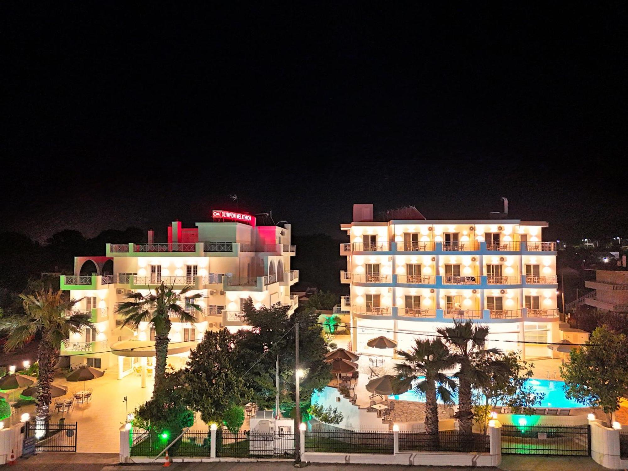 Olympion Melathron Hotel Platamonas Bagian luar foto
