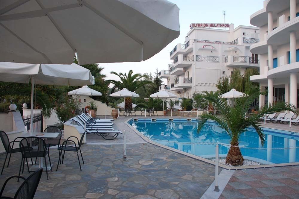 Olympion Melathron Hotel Platamonas Bagian luar foto